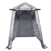 VEVOR Outdoor Storage Shed, 6 x 8 ft Portable Storage Tent with Roll-up Door & Vents, Waterproof Canopy Shed Shelter, Heavy Duty Frame, Patio Garage Carport for Motorcycle, Lawn Mower, Bike, Grey