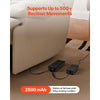 VEVOR Battery Pack for Reclining Furniture with Adapter, 2500 mAh Rechargeable Recliner Battery Pack with Universal 2-Pin Connector and LED Screen, for Electric Recliner, Sofa, Couch & Lift Chair