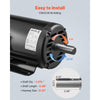 VEVOR 10 HP Electric Motor, 1770RPM Air Compressor Motor, CW/CCW Rotation, 1.375 inch Shaft Diameter, 3.88inch Shaft Length, 40N.m Torque, Three-Phase, 230V/460V, ODP Cooling, 215T Frame