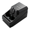 VEVOR UTV Center Console Bench Seat Box Lockable Armrest Storage Box, HDPE Central Console Tools Organizer with Cups and Phone Holder - Compatible with Polaris Ranger & 2017-2026 Can-Am Defender