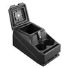 VEVOR UTV Center Console Bench Seat Box Lockable Armrest Storage Box, HDPE Central Console Tools Organizer with Cups and Phone Holder - Compatible with Polaris Ranger & 2017-2026 Can-Am Defender