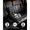 VEVOR Universal Rear Bench Seat Center Console Armrest Storage Box, Back Seat Tools Organizer with Cup & Phone Holders, Automotive Central Console for MPV, Sedan, SUV