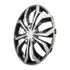 VEVOR Hubcaps Wheel Covers, 16 Inch Set of 4 Wheel Rim Cover Hubcaps OEM Replacement, R16 Size Snap On Car Hub Caps, Universal 10-Spoke ABS Tire Rim Caps for Hyundai Chevrolet Ford Honda, Silver/Black