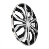 VEVOR Hubcaps Wheel Covers, 15 Inch Set of 4 Wheel Rim Cover Hubcaps OEM Replacement, R15 Size Snap On Car Hub Caps, Universal 10-Spoke ABS Tire Rim Caps for Hyundai Chevrolet Ford Honda, Silver/Black