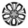 VEVOR Hubcaps Wheel Covers, 15 Inch Set of 4 Wheel Rim Cover Hubcaps OEM Replacement, R15 Size Snap On Car Hub Caps, Universal 10-Spoke ABS Tire Rim Caps for Hyundai Chevrolet Ford Honda, Silver/Black