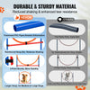 VEVOR Dog Agility Training Equipment, 4 PCS Set - Adjustable High Hurdles and Jump Ring, Puppy Obstacle Course Jump Starter Kit with Poles Storage Bag for Backyard, Indoor, Outdoor