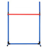VEVOR Dog Agility Training Equipment, 4 PCS Set - Adjustable High Hurdles and Jump Ring, Puppy Obstacle Course Jump Starter Kit with Poles Storage Bag for Backyard, Indoor, Outdoor