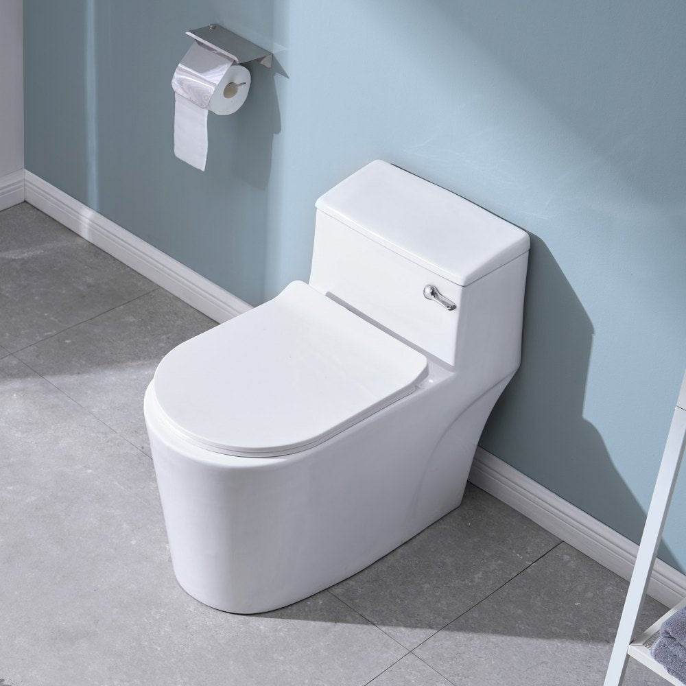 VEVOR Toilet Handle Replacement Kit, Front Mount Universal Toilet Handle, Toilet Handle Lever with Stainless Steel Flapper Chain, Toilet Flush Handle Fits Various Toilet Tanks, Chrome Finish, Silver