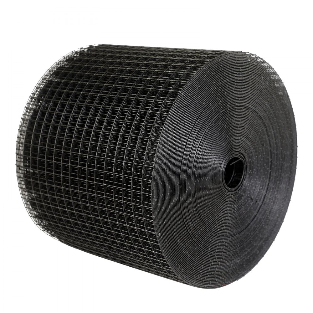 VEVOR 6 inch x 100ft Solar Panel Bird Guard, Critter Guard Roll Kit with 100pcs Aluminum Alloy Fasteners, Solar Panel Guard with Rust-proof PVC Coating, 1/2 inch Wire Roll Mesh