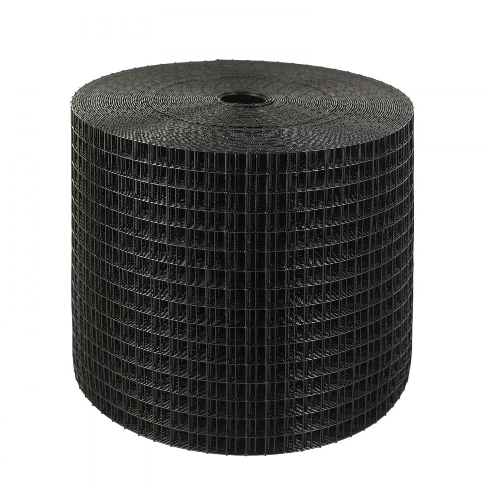 VEVOR 6 inch x 100ft Solar Panel Bird Guard, Critter Guard Roll Kit with 100pcs Aluminum Alloy Fasteners, Solar Panel Guard with Rust-proof PVC Coating, 1/2 inch Wire Roll Mesh