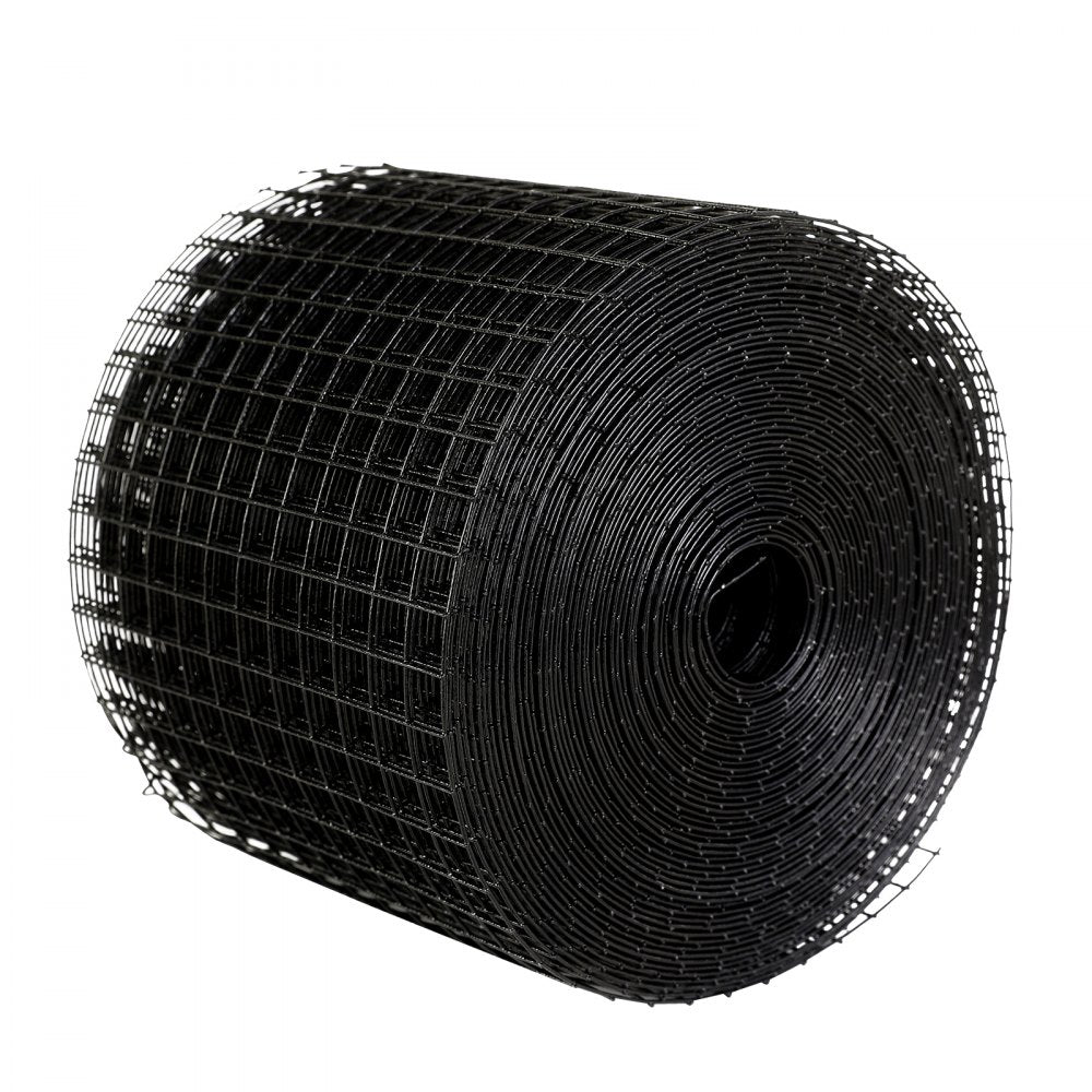 VEVOR 6 inch x 50ft Solar Panel Bird Guard, Critter Guard Roll Kit with 50pcs Aluminum Alloy Fasteners, Solar Panel Guard with Rust-proof PVC Coating, 1/2 inch Wire Roll Mesh