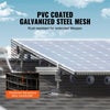 VEVOR 8 inch x 100ft Solar Panel Bird Guard, Critter Guard Roll Kit with 100pcs Aluminum Alloy Fasteners, Solar Panel Guard with Rust-proof PVC Coating, 1/2 inch Wire Roll Mesh