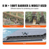 VEVOR 8 inch x 100ft Solar Panel Bird Guard, Critter Guard Roll Kit with 100pcs Aluminum Alloy Fasteners, Solar Panel Guard with Rust-proof PVC Coating, 1/2 inch Wire Roll Mesh
