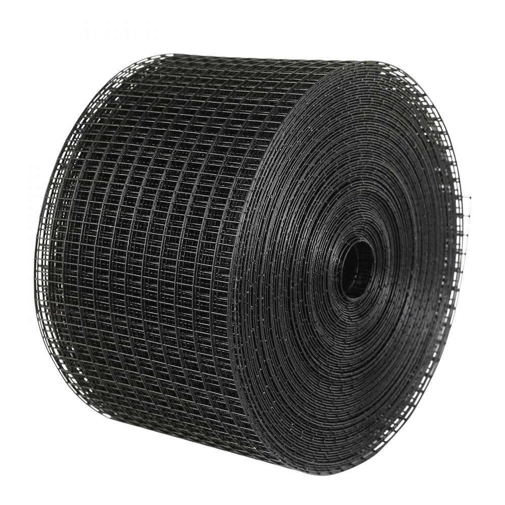 VEVOR 8 inch x 100ft Solar Panel Bird Guard, Critter Guard Roll Kit with 100pcs Aluminum Alloy Fasteners, Solar Panel Guard with Rust-proof PVC Coating, 1/2 inch Wire Roll Mesh
