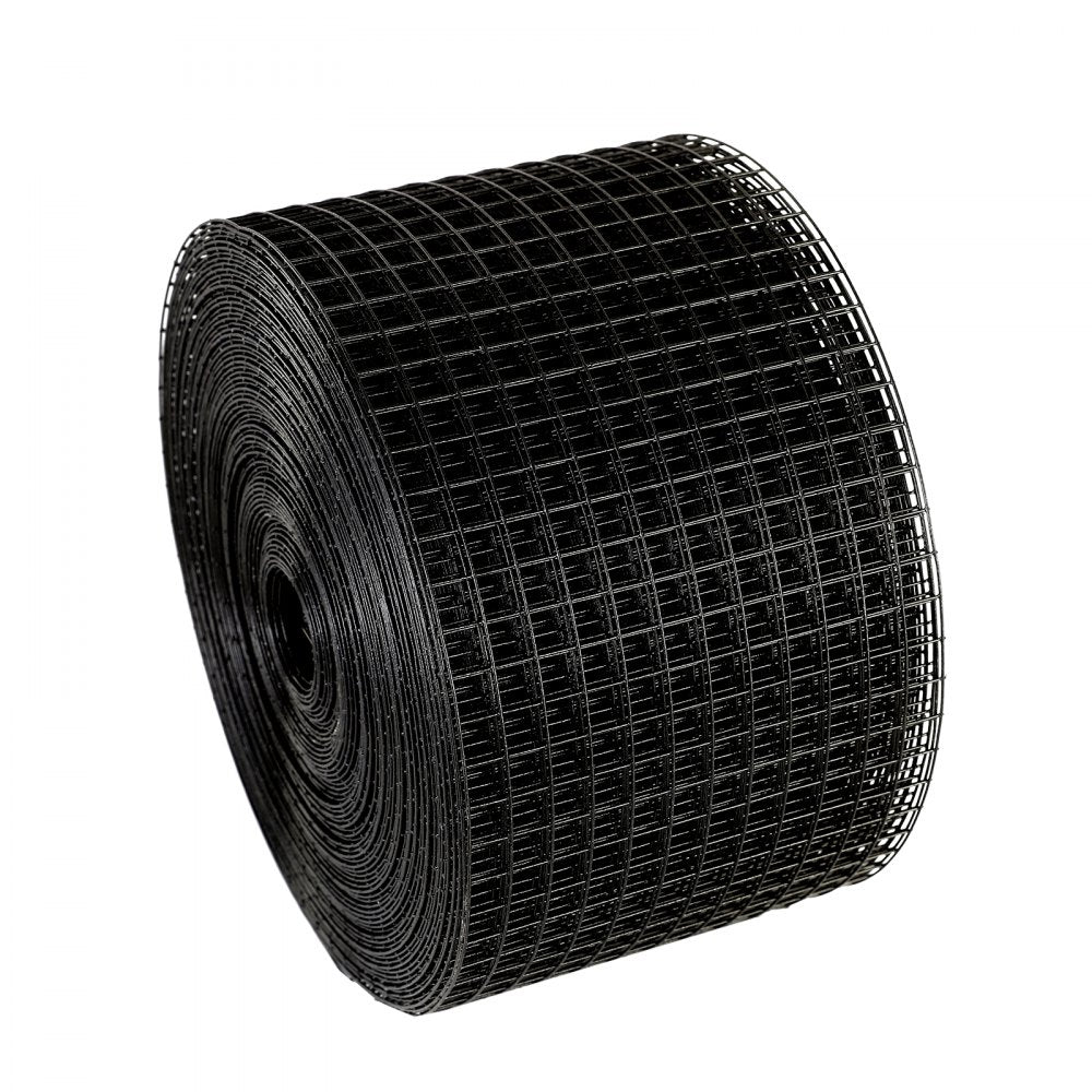 VEVOR 8 inch x 100ft Solar Panel Bird Guard, Critter Guard Roll Kit with 100pcs Aluminum Alloy Fasteners, Solar Panel Guard with Rust-proof PVC Coating, 1/2 inch Wire Roll Mesh