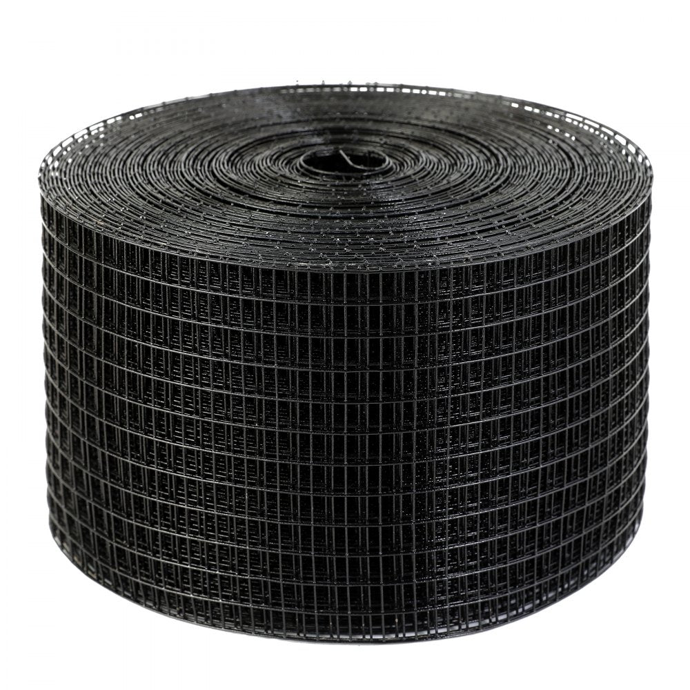 VEVOR 8 inch x 100ft Solar Panel Bird Guard, Critter Guard Roll Kit with 100pcs Aluminum Alloy Fasteners, Solar Panel Guard with Rust-proof PVC Coating, 1/2 inch Wire Roll Mesh