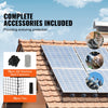 VEVOR 8 inch x 100ft Solar Panel Bird Guard, Critter Guard Roll Kit with 70pcs Aluminum Alloy Fasteners, Solar Panel Guard with Rust-proof PVC Coating, 1/2 inch Wire Roll Mesh