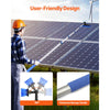 VEVOR Water Fed Pole Kit, 30FT Solar Panel Cleaning Pole with Extendable Handle, 180° Rotatable Brush Head & 65.6FT Hose, Household & Outdoor Window Cleaner Tool for Caravan Solar Panel Deck