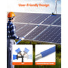 VEVOR Water Fed Pole Kit, 24FT Solar Panel Cleaning Pole with Extendable Handle, 180° Rotatable Brush Head & 65.6FT Hose, Household & Outdoor Window Cleaner Tool for Caravan Solar Panel Deck