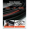 VEVOR 50FT Solar Panel Extension Cable, 10 AWG, Solar Panel Wire with Flame Retardant Protective Sleeving, Female and Male Connectors, IP67 Waterproof PV Wire, for Outdoor Automotive RV, Black & Red