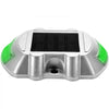 Vevor Driveway Lights, 8-Pack Solar Driveway Lights with Switch Button, Solar Deck Lights Waterproof, Wireless Dock Lights 6 LEDs for Path Warning Garden Walkway Sidewalk Steps, LED Bright Green