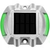Vevor Driveway Lights, 8-Pack Solar Driveway Lights with Switch Button, Solar Deck Lights Waterproof, Wireless Dock Lights 6 LEDs for Path Warning Garden Walkway Sidewalk Steps, LED Bright Green