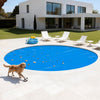VEVOR Solar Pool Cover, 24 ft Round Pool Bubble Cover, 16 Mil Pools Solar Blanket with Bubble & PE Material, Daytime Heat Absorption, Nighttime Heat Retention, Heat Retaining Solars Covers, Blue