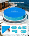 VEVOR Solar Pool Cover, 27 ft Round, 16 Mil, Blue - Image 2