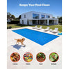 VEVOR Solar Pool Cover, 36 x 16 ft Rectangle Pool Bubble Cover, 12 Mil Pools Solar Blanket with Bubble & PE Material, Daytime Heat Absorption, Nighttime Heat Retention, Heat Retaining Solars Covers, Blue