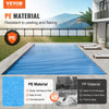 VEVOR Solar Pool Cover, 28 x 14 ft Rectangle Solar Blanket for Pools, Inground Above Ground Swimming Pool Solar Cover, 8 mil Solar Covers Blue