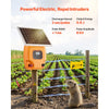 VEVOR Solar Fence Charger,  0.6J 8kV Solar Powered Fence Charger, 1.86 Miles Range, Electric Fence Energizer Kit, Keep Out Predators, 4-5 Days Runtime, for Livestock, Poultry, Garden Protection