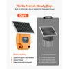 VEVOR Solar Fence Charger,  0.6J 8kV Solar Powered Fence Charger, 1.86 Miles Range, Electric Fence Energizer Kit, Keep Out Predators, 4-5 Days Runtime, for Livestock, Poultry, Garden Protection