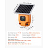 VEVOR Solar Fence Charger, 1J 10kV Solar Powered Fence Charger, 1.86 Miles Range, Electric Fence Energizer Kit, Keep Out Predators, 3 Days Runtime, for Livestock, Poultry, Garden Protection