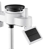 VEVOR 7-in-1 Wi-Fi Weather Station, 7-Inch TFT Display, Wireless Solar Powered Outdoor Sensor, Rain Gauge, Indoor Outdoor for Weather Forecast, Wind Speed Direction, Temperature, Humidity, Rainfall
