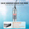 VEVOR Solar Water Pump, 12V DC 120W Submersible Deep Well Pump, Max Flow 3.2 GPM, Max Head 230 ft, Max Submersion 98.4 ft, Solar Powered Water Pump for Well