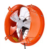 VEVOR Gable Mount Fan, 12 inch Solar Attic Vent Exhaust Fan Carbon Steel, 900 CFM Cooling and Ventilation for Roof, Greenhouse, Garage, Shop, Small Spaces, with Thermostat and Power Adapter, Orange