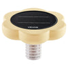 VEVOR Solar Pool Ionizer, Petal Copper Pool Ionizer Up to 45000 Gal, Floating Automatic Water Cleaner and Purifier, Chlorine Free Water, with Copper Anode, Spring, Brush and Filter for Pools & Spas