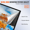 VEVOR Projector Screen Fixed Frame 100inch Diagonal 16:9 4K HD Movie Projector Screen with Aluminum Frame Projector Screen Wall Mounted for Home Theater Office Use