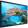 VEVOR Projector Screen Fixed Frame 100inch Diagonal 16:9 4K HD Movie Projector Screen with Aluminum Frame Projector Screen Wall Mounted for Home Theater Office Use