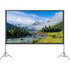 VEVOR Projector Screen with Stand, 150 inch 16:9 4K 1080 HD Outdoor Movie Screen with Stand, Wrinkle-Free Projection Screen with Tripods and Carry Bag, for Home Theater Cinema Backyard Movie Night