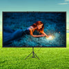 VEVOR Tripod Projector Screen with Stand 110inch 16:9 4K HD Projection Screen Stand Wrinkle-Free Height Adjustable Portable Screen for Projector Indoor & Outdoor for Movie, Home Cinema, Gaming, Office