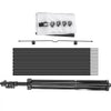 VEVOR Tripod Projector Screen with Stand 110inch 16:9 4K HD Projection Screen Stand Wrinkle-Free Height Adjustable Portable Screen for Projector Indoor & Outdoor for Movie, Home Cinema, Gaming, Office