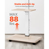 VEVOR Rolling TV Stand, Mobile TV Cart for 32-70 Inch Screens, 25° Left-Right Rotation and Height Adjustable TV Mount with Tray, Holds up to 88 lbs for Corner, Bedroom, Outdoor, Max VESA 600x400mm