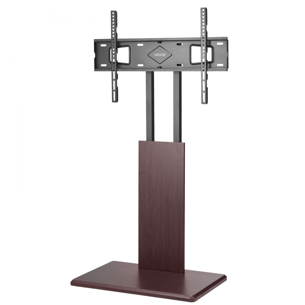 VEVOR Universal TV Stand, Table Top TV Stand for 32-70 inch Screens, Swivel and Height Adjustable TV Mount Stand Holds up to 99 lbs with Power Strip, for Living Room, Bedroom, MAX VESA 600 x 400 mm