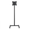 VEVOR Rolling TV Stand, Mobile TV Cart for 17-55 Inch Screens, Portrait to Landscape, Portable TV Stand with Wheels Holds up to 44 lbs for Living Room, Bedroom, Office, Outdoor, Max VESA 200x200mm