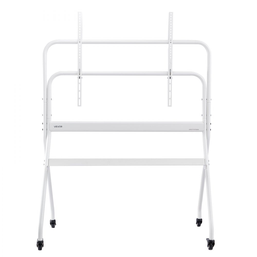 VEVOR Rolling TV Stand, Mobile TV Cart for 35-100 Inch LED/LCD/OLED Flat/Curved TVs, Portable Monitor Stand with Wheels Hold up to 198 lbs for Living Room, Bedroom, Office, Outdoor, Max VESA 800x600mm