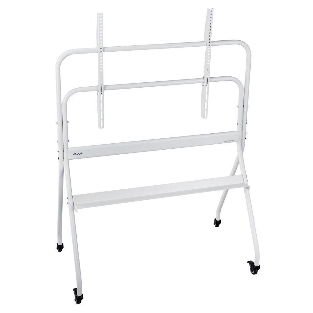 VEVOR Rolling TV Stand, Mobile TV Cart for 35-100 Inch LED/LCD/OLED Flat/Curved TVs, Portable Monitor Stand with Wheels Hold up to 198 lbs for Living Room, Bedroom, Office, Outdoor, Max VESA 800x600mm