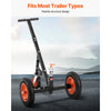 VEVOR Trailer Dolly, 1000lbs Tongue Weight Capacity, Carbon Steel Trailer Mover with 2 inch Ball, 14 inch Pneumatic Tires, Portable Tow Dolly for Moving RV Trailer