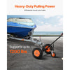 VEVOR Trailer Dolly, 1200lbs Tongue Weight Capacity, Carbon Steel Trailer Mover with 2 inch Ball, 15.2 inch Pneumatic Tires, Portable Tow Dolly for Moving RV Trailer