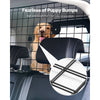VEVOR Dog Car Barrier, 38"-66.3" Adjustable Car Divider for Trunk Cargo Area, Universal-Fit Back Seat Heavy-Duty Wire Mesh Dogs Separator Guard Net, Vehicle Pet Barrier for Sedans, Trucks and SUVs
